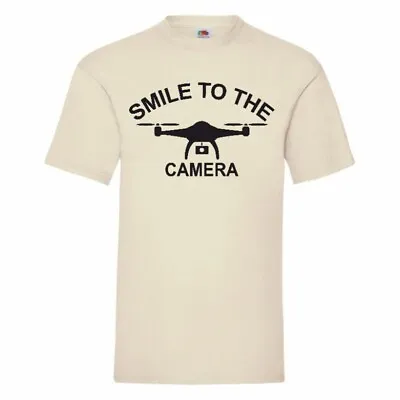 Buy Smile To The Camera Drone T Shirt-Sizes-Small-2XL • 10.99£