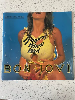 Buy Bon Jovi Slippery When Wet  World Tour Programme 1986 With Merch Sheet • 45£