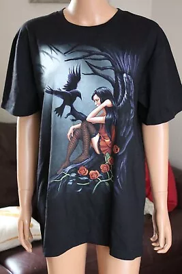 Buy Stunning Lisa Parker Gothic Angle And Raven Tee Shirt Size Large BNWT • 9.99£