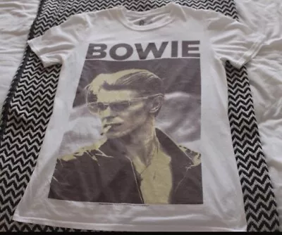 Buy David Bowie T Shirt Glam Rock Band Merch Tee Size Small • 10£