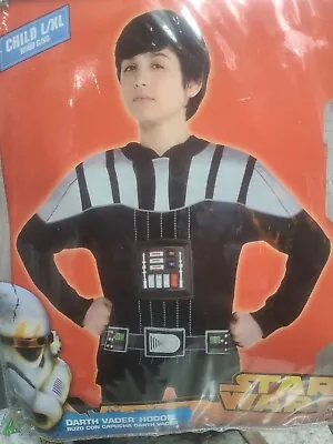 Buy Star Wars Darth Vader Hoodie Costume Youth Size Large Halloween Anakin Child Zip • 4.72£