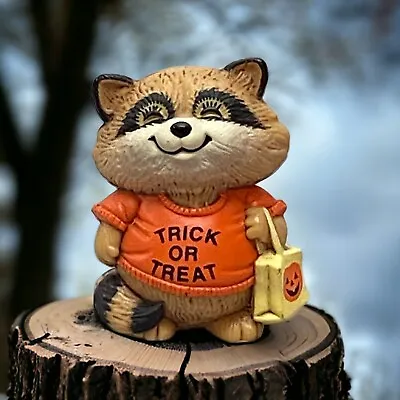 Buy 1983 Hallmark Shirt Tales Trick Or Treat Raccoon Merry Miniature I'm So Sweet • 7.83£