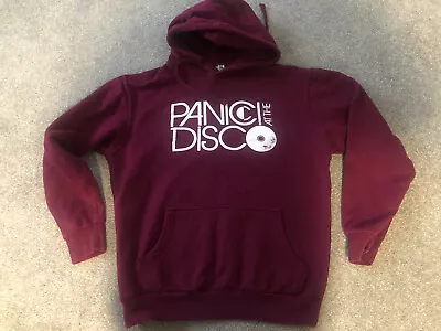 Buy Panic At The Disco Burgundy Dark Red Hoodie Size M Medium • 10£