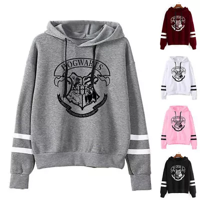 Buy Unisex Harry Potter Hogwarts Hoodies Pullover Coat Sweatershirt Hooded Top Gifts • 16.79£