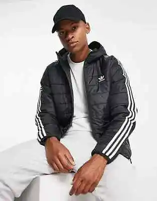 Buy Adidas Originals Hooded Puffer Jacket Black New With Tags • 45£
