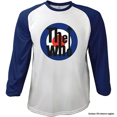 Buy The Who Longsleeve Logo Raglan Official Tee T-Shirt Mens Unisex • 15.99£