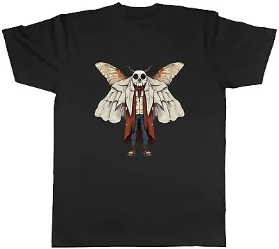 Buy Moth Man Mens T-Shirt Urban Legend Winged Creature Tee Gift • 8.99£