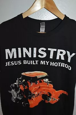 Buy Ministry The Band Jesus Built My Hotrod 2023 Tour Dates T Shirt =mens Small • 23.68£