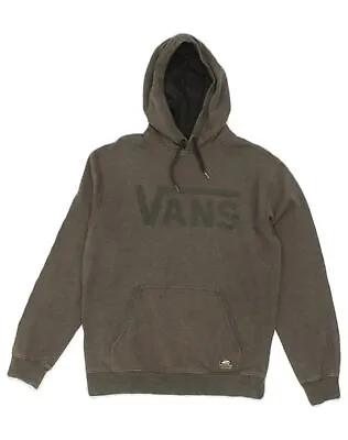 Buy VANS Mens Graphic Hoodie Jumper Medium Grey Cotton AB10 • 15.98£