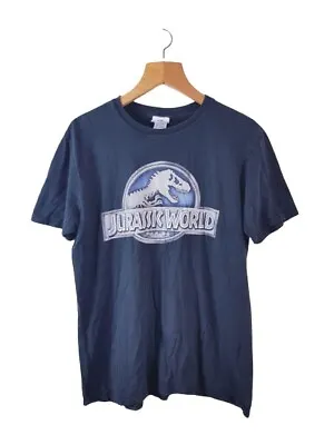 Buy Jurassic World Gildan Softstyle Original Mens Black T-Shirt Top Size Large L  • 24.95£