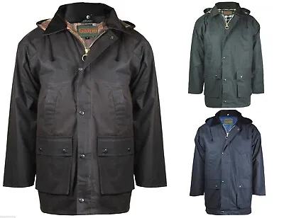 Buy Mens Countryman Padded Wax Cotton Jacket With Detachable Hood  • 37.95£