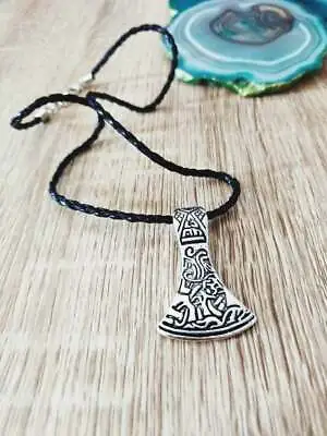 Buy Viking Axe Pendant Necklace, Viking Jewelry • 9£