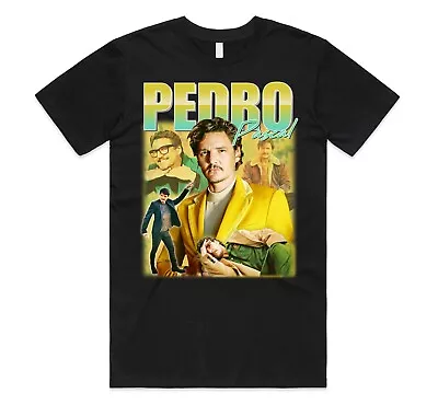 Buy Pedro Pascal Homage T-shirt Top Movie Icon Retro 90's Actor Gift Unisex • 11.99£