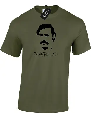 Buy Pablo Mens T-shirt Escobar Drug Lord Cartel Retro Narcos Medellin Top • 7.99£