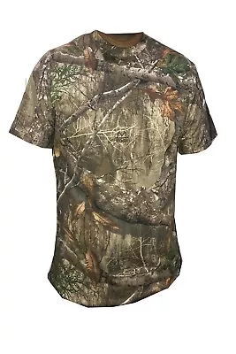 Buy Mens Jungle Camouflage Shirt Short Sleeve Tshirt Top Green Brown Tree S - 8xl • 5.45£