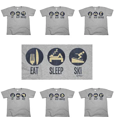 Buy Eat Sleep EXTREME SPORTS MENS Funny  T-Shirts Gift Top Tee *CHOOSE SPORT* • 8.99£