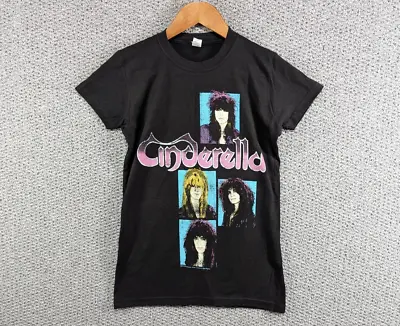 Buy Cinderella Shakes The USA Women's Graphic Print Rock Band T-shirt By Tultex - S • 37.50£