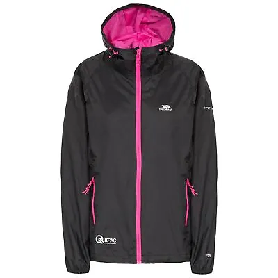 Buy Trespass Womens Waterproof Jacket Packaway Raincoat Qikpac • 29.99£
