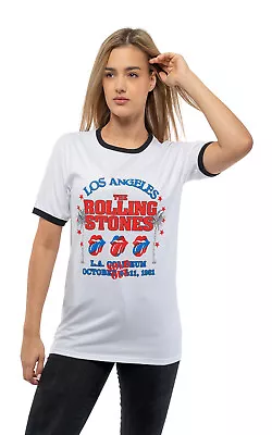 Buy The Rolling Stones American Tour LA Ringer T Shirt • 18.95£