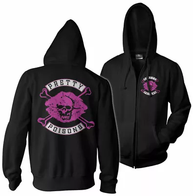 Buy Officially Licensed Riverdale- Pretty Poisons BIG&TALL 3XL,4XL,5XL Zipped Hoodie • 48.39£