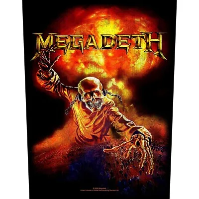 Buy MEGADETH Back Patch: NUCLEAR : Vic Rattlehead Logo Official Licenced Merch Gift • 8.95£