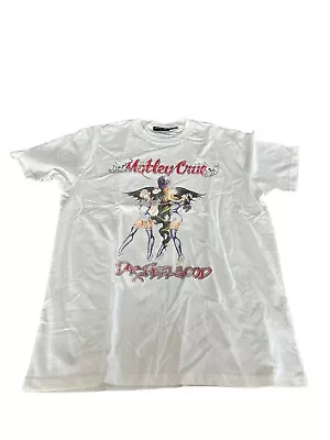 Buy Motley Crüe Men’s T-shirt Size M White Dr Feelgood Short Sleeve New • 16.22£