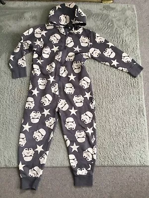 Buy Boys Star Wars All In One Sleep Suit Pyjamas Aged 6 Next • 1.50£