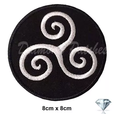 Buy Spiral Embroidery Patch Iron Sew On Movie Comic Fashion Badge Cartoon • 2.49£