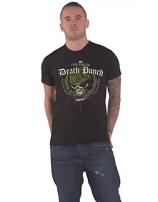 Buy Five Finger Death Punch T Shirt War Head Band Logo New Official Mens Black • 17.95£