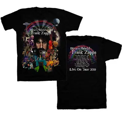 Buy Frank Zappa Unisex T-shirt: Bizarre World Of - 2019 Tour New Size Xs • 23.97£