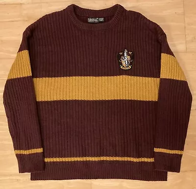 Buy Medium 41  Inch Harry Potter Gryffindor Quidditch Ugly Christmas Jumper Sweater • 29.99£