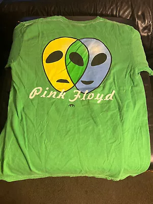 Buy Pink Floyd Limited Ed Green T Shirt Official Band Merch Nice Near Mint Large • 14.17£