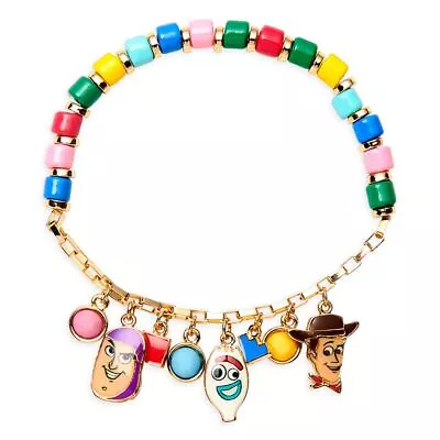 Buy Disney Parks Collection Toy Story Charm Bracelet Jewelry Buzz Woody Forky • 32.36£