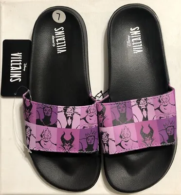 Buy New Disney Villains Slides (Size: Large) *NWT* Maleficent Evil Queen +++ • 22.15£