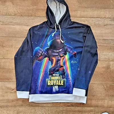 Buy Fortnite Battle Royale Graphic Hoodie Men's Large  Astronaut Sweatshirt • 21.99£