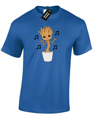 Buy Groot Baby Dancing Mens T Shirt Funny Guardians Avengers Hulk Thor Cute Design • 7.99£