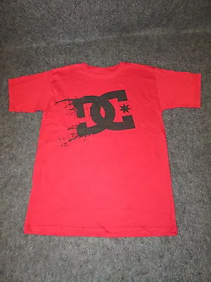 Buy Mens Genuine DC Casual Fashion Skate BMX MX Tee T-Shirt S M L XL XXL RED DC08 • 9.99£