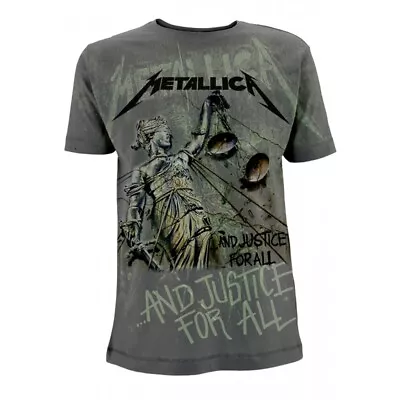 Buy METALLICA - AND JUSTICE FOR ALL NEON ALL OVER - Size S - New T Shirt - J72z • 25.93£
