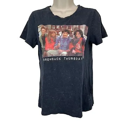 Buy Friends “Throwback Thursday” TV Show T-shirt Distressed Look- Women’s Size XS • 18.94£