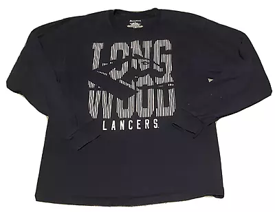 Buy Champion Shirt Mens Size Large L Blue Long Sleeve Longwood Lancers US College • 1.86£