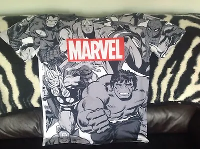 Buy Marvel Avenger Full Print Character Comic Print T-Shirt - Size L - Age Of Ultron • 14.95£