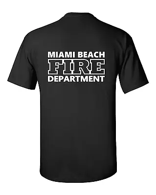 Buy Miami Beach Fire Department T Shirt - American Fire & Rescue • 14.95£