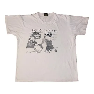 Buy Vintage Sonic Youth Goo LP T Shirt Bootleg Band Tee • 99.99£