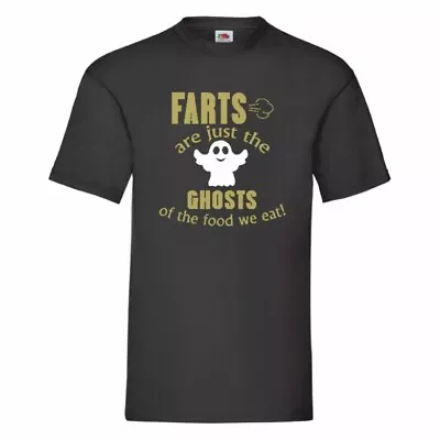 Buy Farts Are Just The Ghost Of The Food We Eat Funny T Shirt Small-2XL • 10.79£