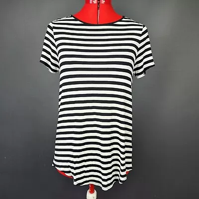 Buy Witchery Size XXS Short Sleeve Black & White Striped Top Tshirt Women's - 141 • 12.65£