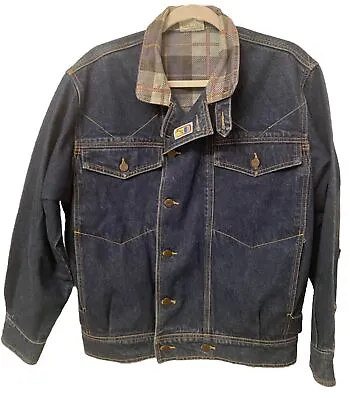 Buy Gasoline Denim Jacket Blue Jean Cotton Juniors Medium • 18.94£