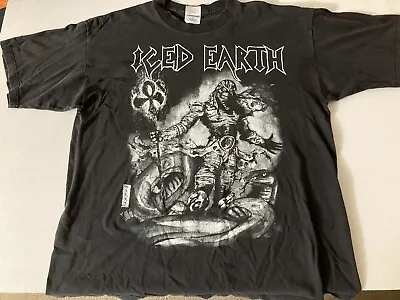 Buy Vntg  Rare Iced Earth  Shirt Power Metal Thrash Metal Blind Guardian Iron Maiden • 361.66£