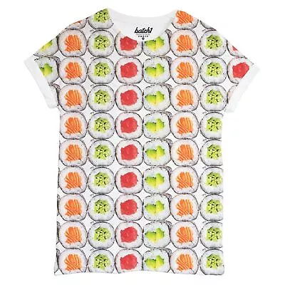 Buy Batch1 Sushi All Over Photo Print Unisex Food Fashion T-Shirt • 20£