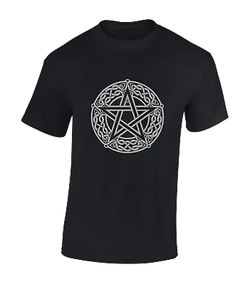 Buy Celtic Pentagram Mens T Shirt Devil Supernatural Viking Ancient Odin Thor Loki • 8.99£