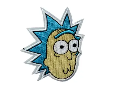 Buy RICK AND MORTY, RICK FACE TV CARTOON EMBROIDERED IRON ON/SEW ON PATCH 8.5 Cmx6cm • 4.95£